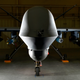 A U.S. Air Force MQ-9 Reaper Block 5 with Hellfire missiles, GBU-12 Paveway II laser guided bomb, and GBU-38 Joint Directed Attack Munition (JDAM).